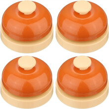 4Pcs Desk Call Bells, 2.52" Front Desk Service Bell for Office, Hotel, , Dinner, Restaurant, Party, Pet Training