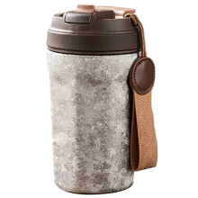Double Layer Pure Titanium Vacuum Flasks Pure Titanium Coffee Cup High-Value Take-Out Portable High-End Exquisite D
