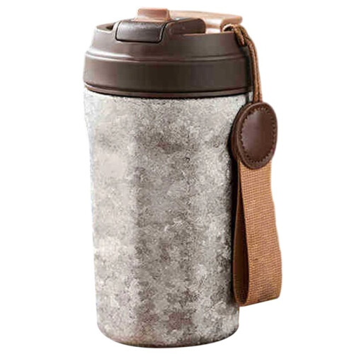 Double Layer Pure Titanium Vacuum Flasks Pure Titanium Coffee Cup High-Value Take-Out Portable High-End Exquisite D