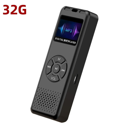 Φορητό MP3MP4Player με Bluetooth HiFi Audio Ενσωματωμένο ηχείο 32GB Αποθήκευση Εγγραφή φωνής