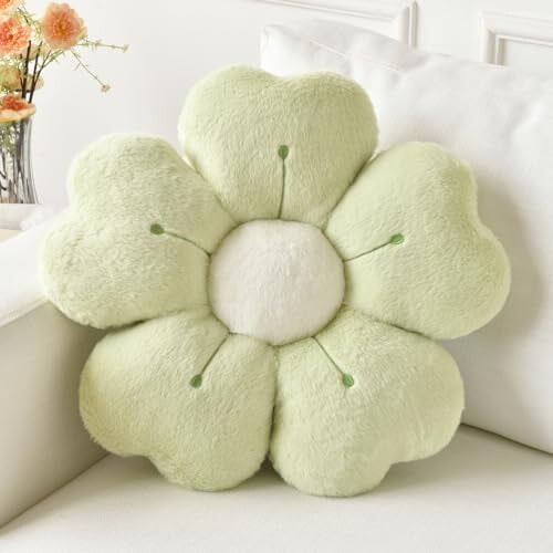 Daisy Flower Pude Grøn 50cm