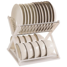 Scolapiatti da Cucina, Organizer Multifunzionale per Stoviglie, Salvaspazio, Portaciotole, Accessori per La Casa B