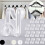 PP Hanger Connector Hooks – 60 Pack, Space-Saving, 5kg 1
