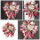 Multi-Colour Plastic Party Wreath 30cm 1