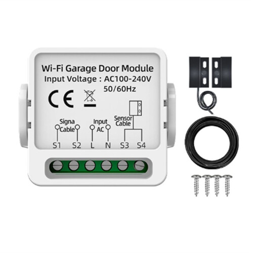 Tuya WiFi  Garage Door Controller Universal Electric Door Wireless  Assembly APP/Voice Remote Control