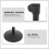FRCOLOR Adjustable Desktop Mic Stand with Base Adjustable Table Mic Stand Microphone Stand 5