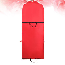 Roter, nicht gewebter Kleiderüberzug für lange Kleider, 150 x 60 cm