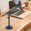 FRCOLOR Adjustable Desktop Mic Stand with Base Adjustable Table Mic Stand Microphone Stand 7
