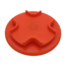Model Display Making Painting Tool Model Plane Accessories Easy to Use Orange Rotate Base