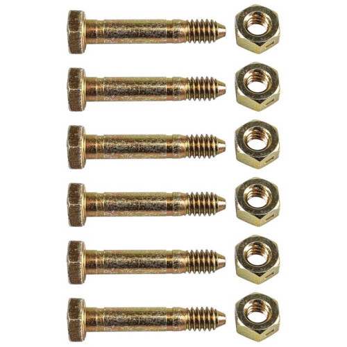 53200500-2 OEM 1/4" Shear Bolt and Nut for Ariens 6 Pack