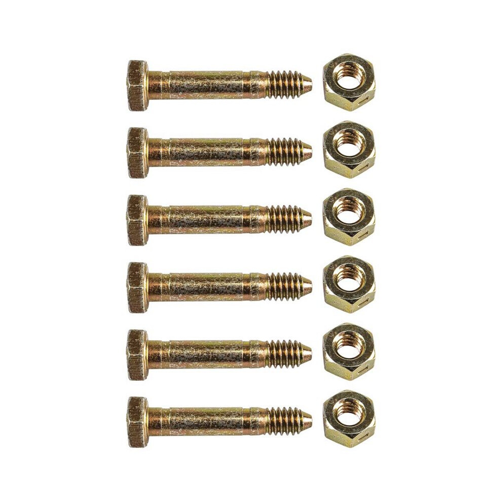 53200500-2 Oem 1/4" Shear Bolt And Nut For Ariens 6 Pack 4712629734285