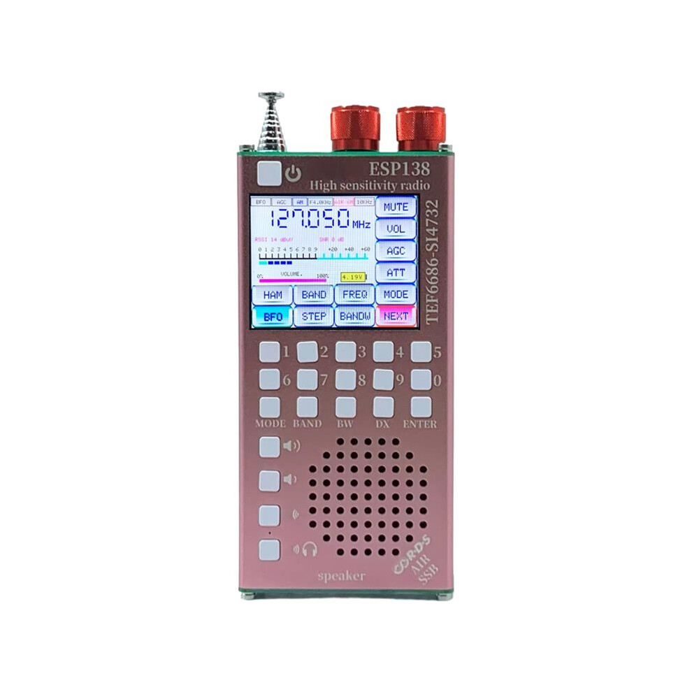 Dual-Mode High-Sensitivity Radio With Tef6686 Chip And Rds Data Display Handheld Radio Receiver 4712553297115