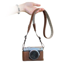Camera Case for XE5 X-E5 Mirrorless Digital Camera Leather Protective Cover Crossbody Shoulder Strap Lanyard A
