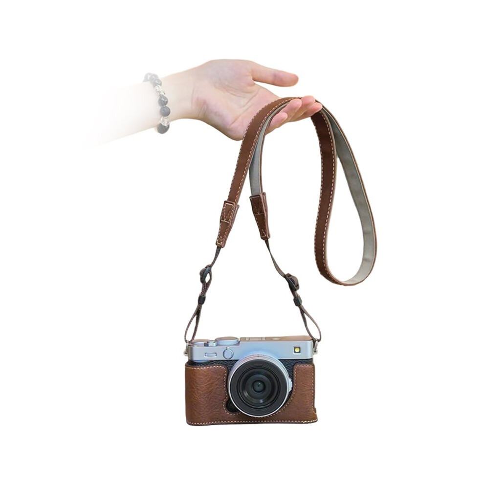 Camera Case For Xe5 X-E5 Mirrorless Digital Camera Leather Protective Cover Crossbody Shoulder Strap Lanyard A 6033189734217