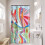 Narrow Shower Curtain 36x72in Water-Resistant Polyester 1