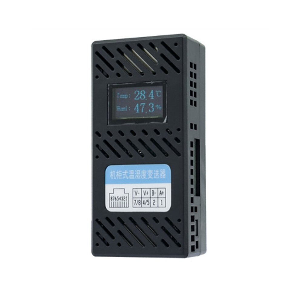 Cabinet Type Temperature And Humidity Transmitter Sensor Oled Lcd Screen Self-Illuminating Night Vision Double Rj45 6033906250327