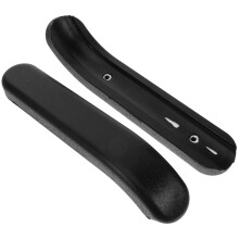 OUNONA Wheelchair Armrest Pads Black 2-Pack