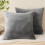 Flannel Pillow Cases 26x26 in, 2 Pack, Zip Closure 1