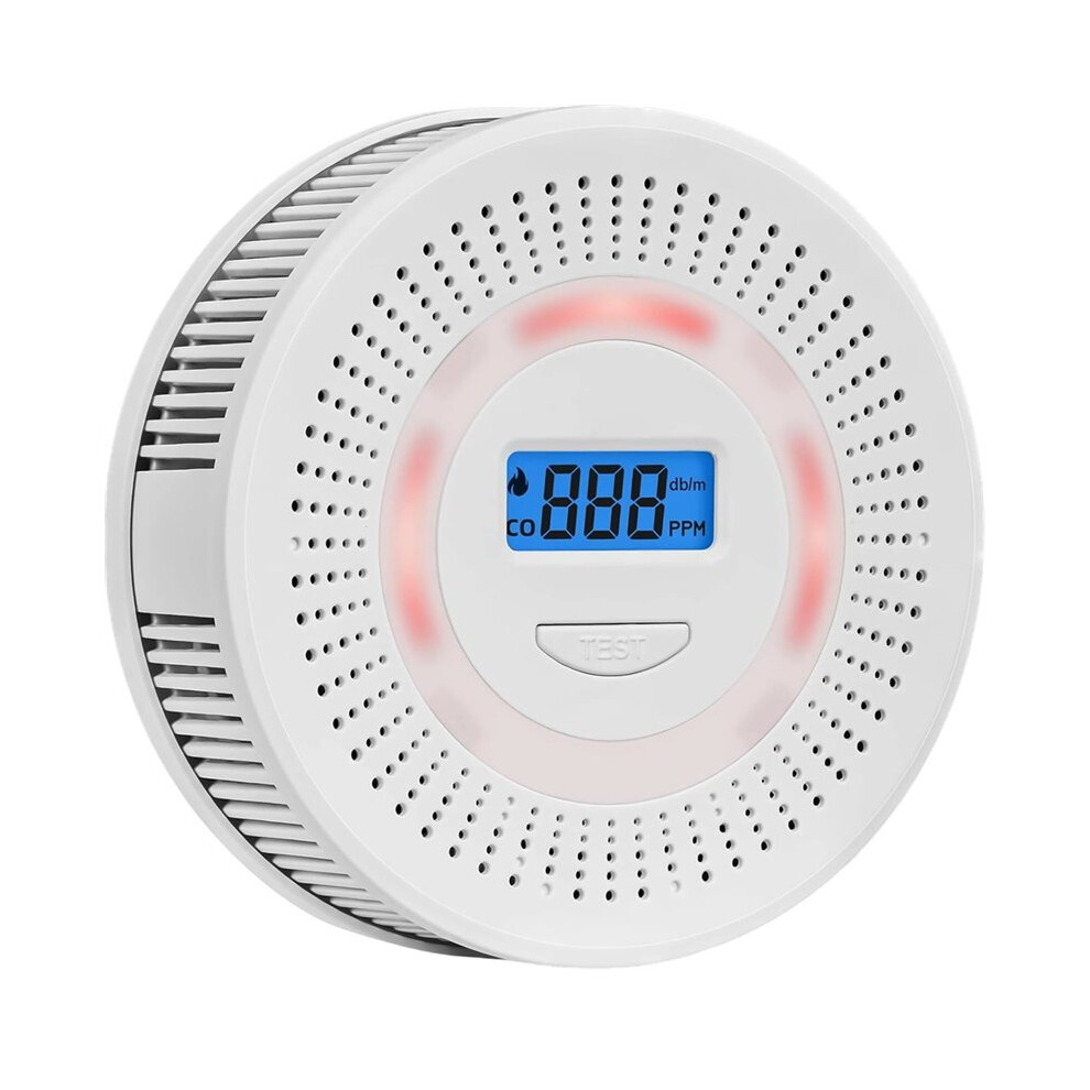 Smoke Detector Carbon Monoxide Gas Alarm Fire Carbon Monoxide (Co) Detector For Bedroom Warehouse Kitchen Or Rv Travel 4713632049281