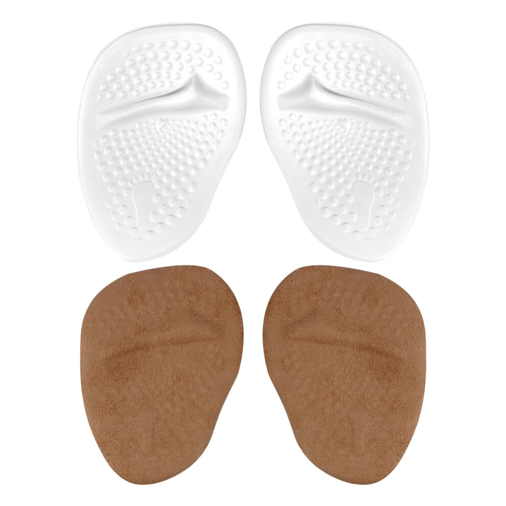 Xing 2 Pairs High Heel Cushion Forefoot Pads Shoe Insert Foot Pad Thickened Foot Pad