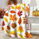 Pumpkin Fall Throw Blanket 100x70cm Orange Flannel 1