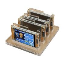 4x 987KH/S Upgrade BTC Solo Miner + 4 Steckplätze, Ständer, 2,8 Zoll -Touchscreen, Bitcoin Krypto Solo Lottery Miner