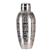 500ml Carving Carving Vintage Bar Shaker Stainless Steel Cocktail Boston Bar Tools