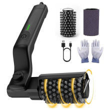 Electric Rotary Grill Brush for Outdoor Grill, 3-Speed Power Control, Stainless Steel BBQ Brush, 90 Mins Runtime