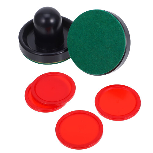 Set di 8 dischetti e spingidisco da air hockey