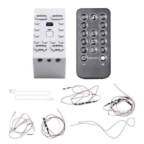 LED Light Kit for  PAC- Arcade 10323, Remote & USB Powered DIY Lighting Set, Decorative Lamp (Model Not Included)