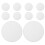 Anti-Glare Ceiling Light Cover, Round Plastic Lampshade, 1