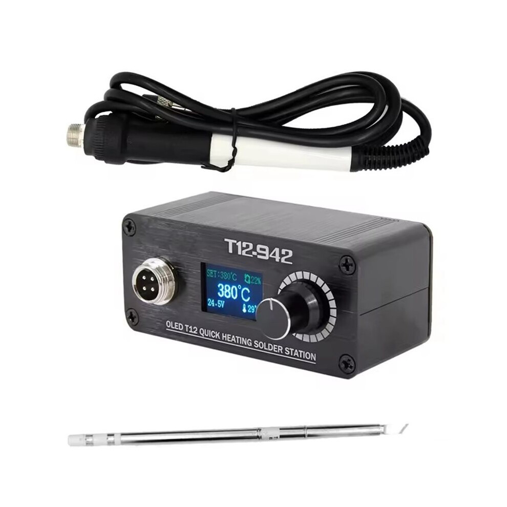 T12-942 Soldering Station Oled Digital Electronic Welding Iron Version Portable With Dc24v3a Power Supply 4713464855203
