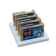 4X 1030KH/S NMMiner NerdMiner+4 Slots Stand Upgraded Bitcoin Crypto Solo Miner 2.8 Inch  Display Miner for Home