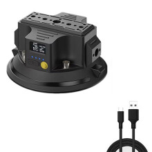 4.5inch Strong Electric Suction Cup Car Camera Shock Absorption Sports Camera Fixed Shooting Tool for Camera Phone