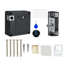 Fechadura NFC para Celular com Aplicativo , Leitor de Cartão Magnético, Fechadura de Indução para Armários, Gavetas e Portas de Correr, Sem