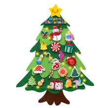 Montessori Felt Christmas Tree for Toddlers – 38.6" with