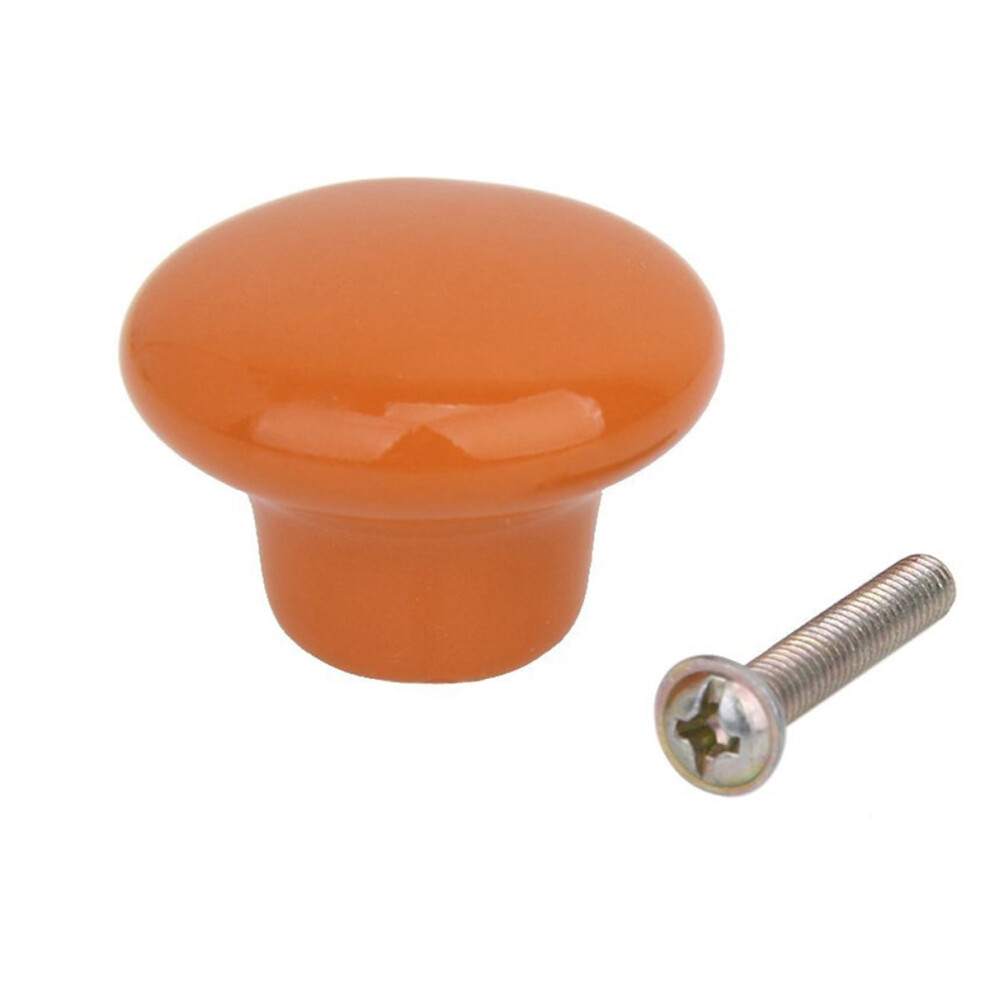 5 Pcs Cabinet Knobs Chest Of Drawers Handles Child Orange 9377112520100