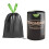 Drawstring Trash Bags 50 Pack 13 Gallon Black PE 1