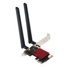 AX5400M Dualband 5,8G Desktop-PCIe-WLAN-Netzwerkkarte mit Integriertem Gigabit-WLAN- und -Empfänger, WLAN-Karte