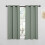 Blackout Curtains with Silver Grommets, 34" W x 60" L, 2 1