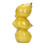 Ceramic Vibrant Stack Fruit Design Vase - Whimsical Stacked Lemon, Decorative for Home, Kitchen (Lemon) 1