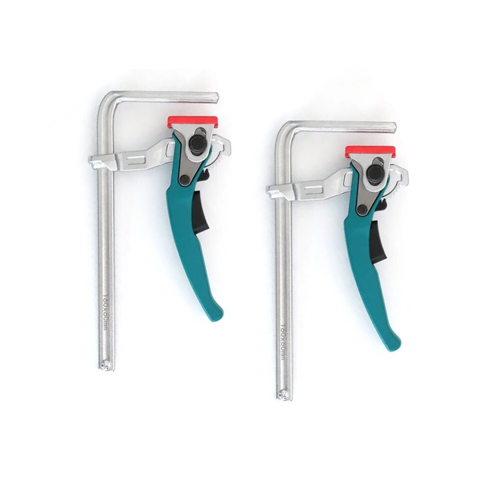 2Pcs Quick Ratcheting Table Clamp Rail Clamp For Table And Guide Rail System 160Mm Clamping Range 4713772048465