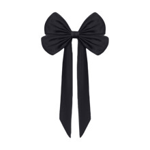 Oversized Christmas Bow Decoration White 102x204cm