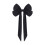 Yurqghjb Christmas Tree Topper Bow Oversized Wreath (Black) 1