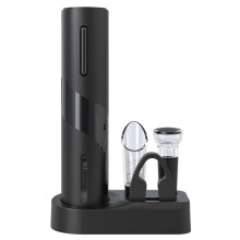Electric Wine Opener Rechargeable Automatic Bottle Opener One-Click Corkscrew Remover for Kitchen Party Bar Restaurant