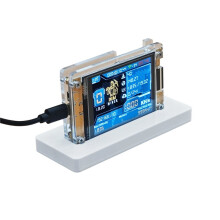 BTC Crypto Solo Miner 1X 1000KH/S Nmminer Nerdminer+ 1 Slots Stand Upgraded Harshrate 2.8 Inch Display Lotter