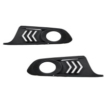 For Sagitar 2012-2014 Car LED DRL Daytime Running Lights Daylight with Turn Signal Fog Lamp Cover