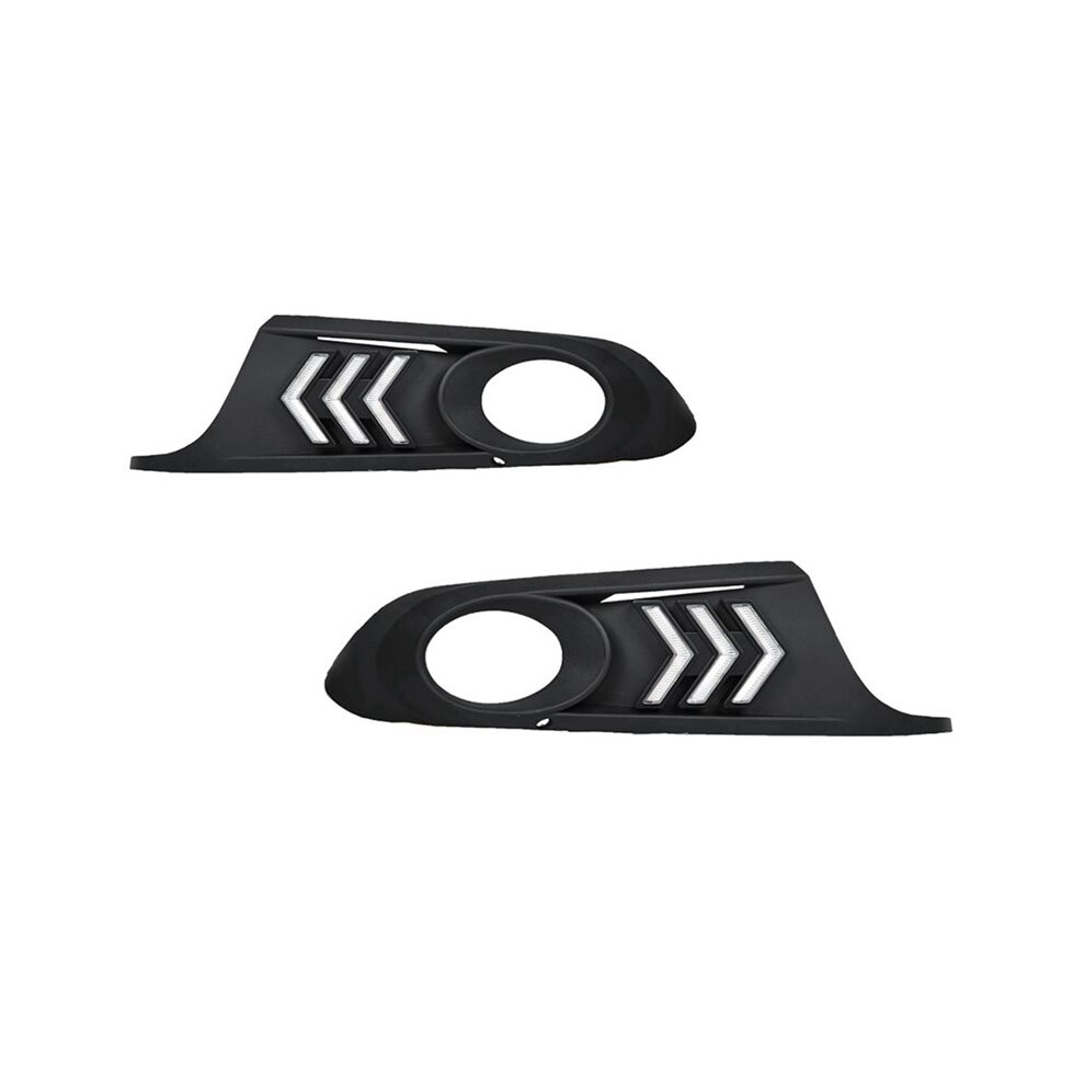 For Sagitar 2012-2014 Car Led Drl Daytime Running Lights Daylight With Turn Signal Fog Lamp Cover 6031050430534