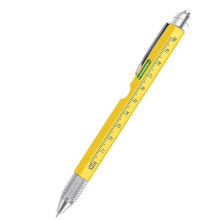 9-in-1 Multitool Pen with LED Light - Ideal Christmas Gifts for Men, Cool Gadgets for DIYers Yellow