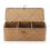 Seagrass Storage Basket with Lid, 3-Compartment 3